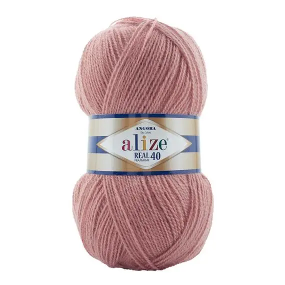 Alize Angora Real 40 - 301 (св.брусника), Цвет: 301 (св.брусника)