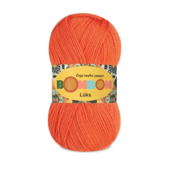 Nako Bonbon luks - 98212 (морковный), Цвет: 98212 (морковный)