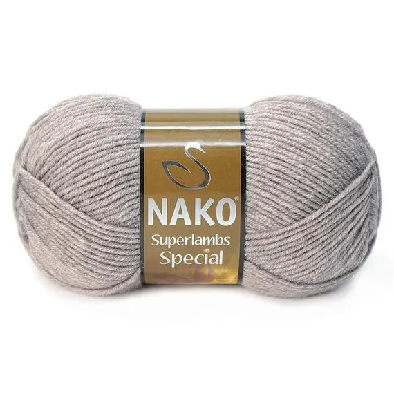 Nako Superlambs special - 23131 (серо-бежевый меланж), Цвет: 23131 (серо-бежевый меланж)