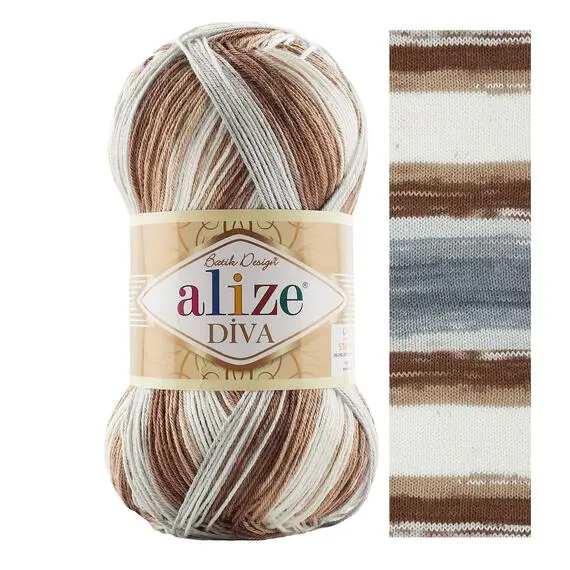 Alize Diva batik - 5742 (батик), Цвет: 5742 (батик)