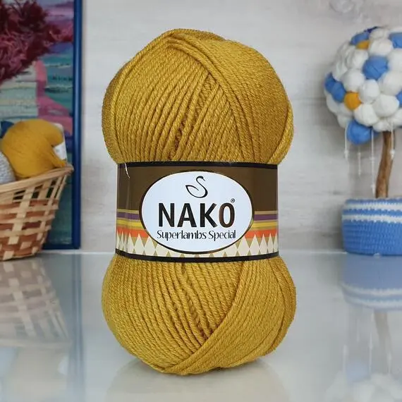 Nako Superlambs special - 6706 (горчичный), Цвет: 6706 (горчичный)
