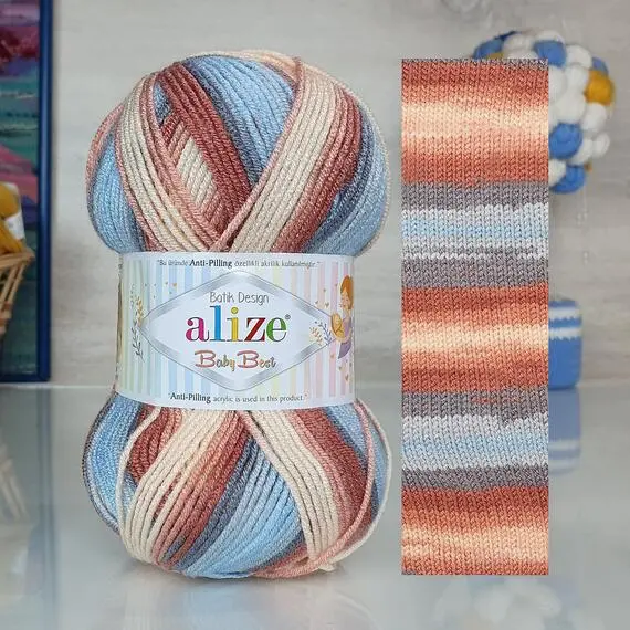 Alize Baby Best batik - 7922 (батик), Цвет: 7922 (батик)