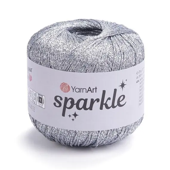 Yarnart Sparkle - 1300 (серебро), Цвет: 1300 (серебро)