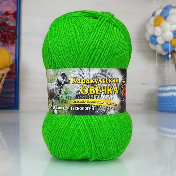Color City Каракульская овечка - 2450 (яр.зеленый), Цвет: 2450 (яр.зеленый)