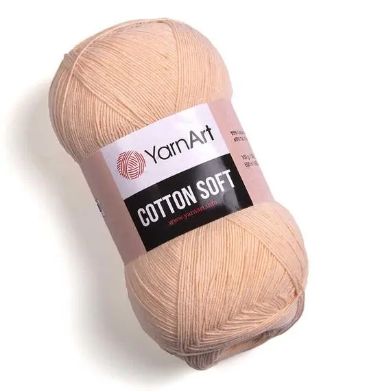 Yarnart Cotton Soft - 73 (персиковый), Цвет: 73 (персиковый)