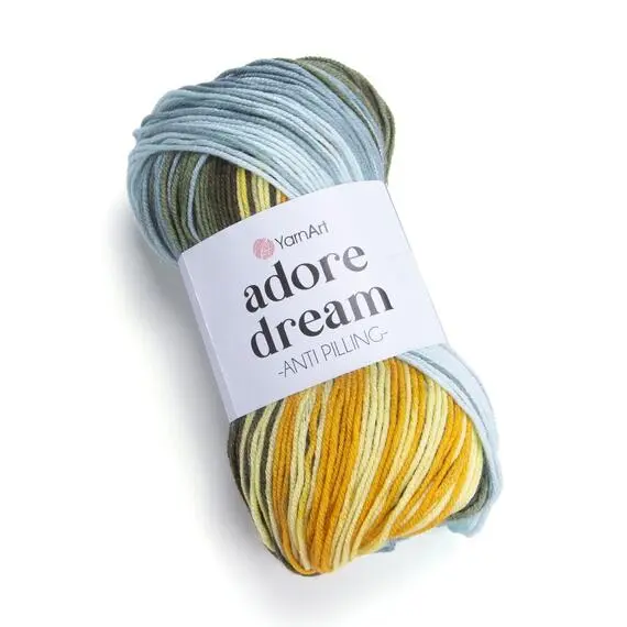 Yarnart Adore dream - 1074 (принт), Цвет: 1074 (принт)