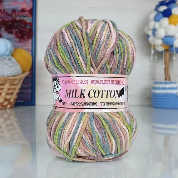 Color City Милк коттон - 360 (цветной меланж), Цвет: 360 (цветной меланж)