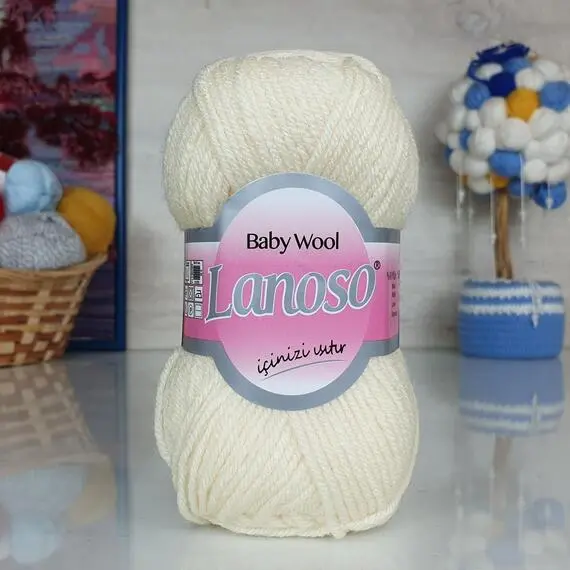 Lanoso Baby wool - 598 (молочный), Цвет: 598 (молочный)