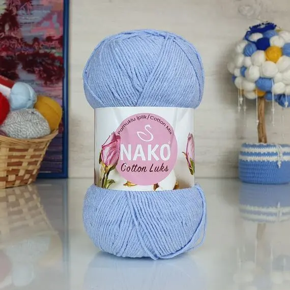 Nako Cotton Luks - 97565 (голубой), Цвет: 97565 (голубой)