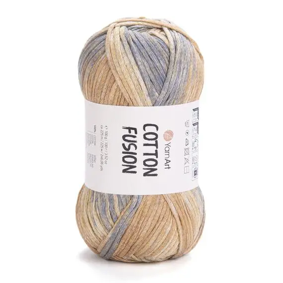 Yarnart Cotton fusion - 3656 (беж, Цвет: 3656 (беж