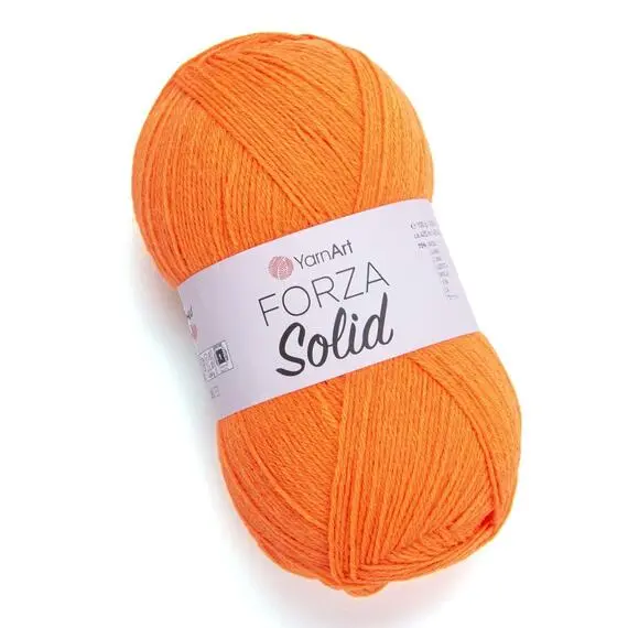 Yarnart Forza solid - 4643 (оранжевый), Цвет: 4643 (оранжевый)