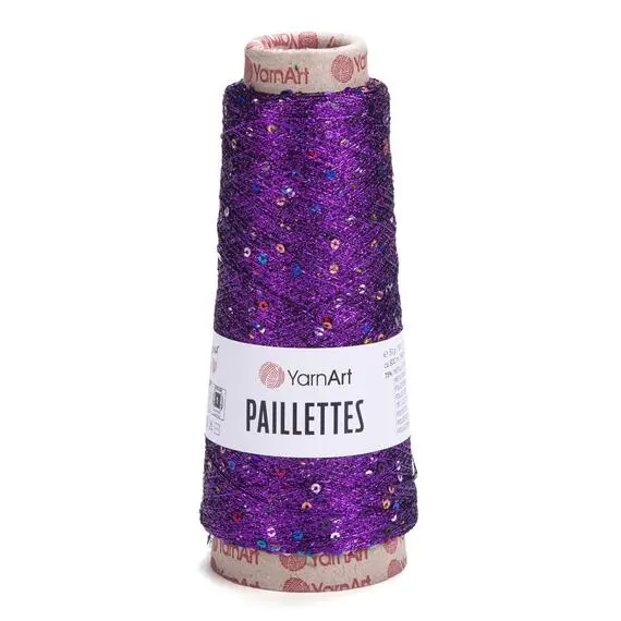 Yarnart Paillettes - 8009 (фиолетовый), Цвет: 8009 (фиолетовый)