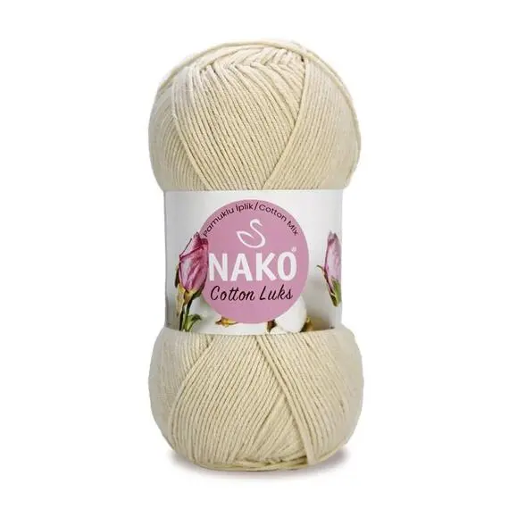 Nako Cotton Luks - 97543 (слоновая кость), Цвет: 97543 (слоновая кость)