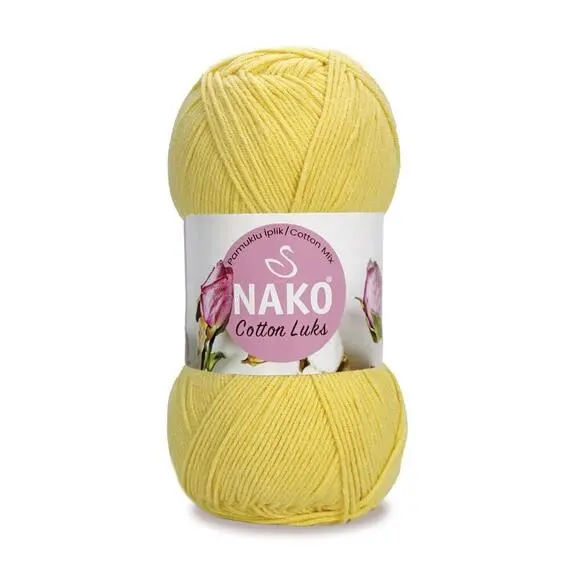 Nako Cotton Luks - 97554 (лимон), Цвет: 97554 (лимон)