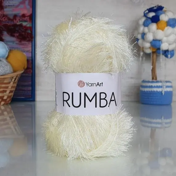 Yarnart Rumba - 108 (крем), Цвет: 108 (крем)