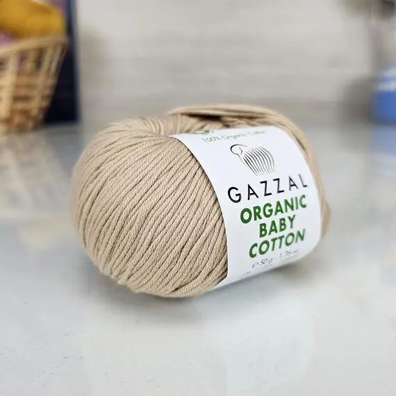 Gazzal Organic Baby Cotton - 441 (св.бежевый), Цвет: 441 (св.бежевый)