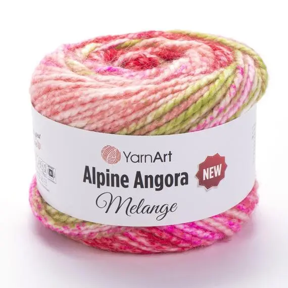 Yarnart Alpine angora melange - 6417 (принт), Цвет: 6417 (принт)