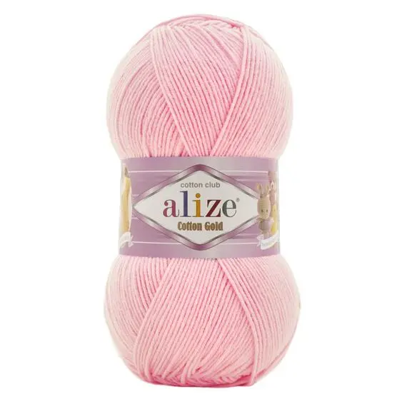 Alize Cotton Gold - 518 св.розовый, Цвет: 518 св.розовый
