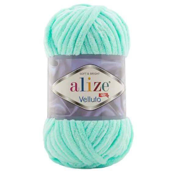 Alize Velluto - 19 мята, Цвет: 19 мята