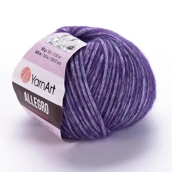 Yarnart Allegro - 716 фиолетовый меланж, Цвет: 716 фиолетовый меланж