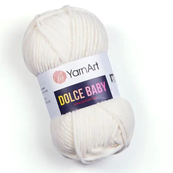 Yarnart Dolce baby - 745 молочный, Цвет: 745 молочный