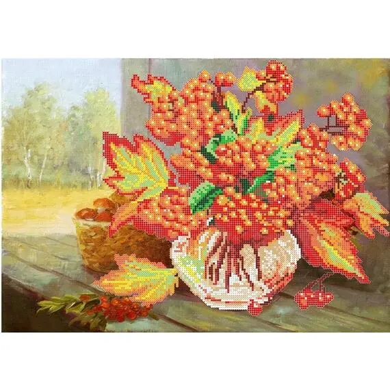 Вышивка бисером Эдельвейс - Творческая Мастерская Рябинка, 41.5х29.5 см.