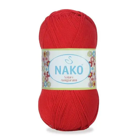 Nako Solare amigurumi - 6951 красный, Цвет: 6951 красный