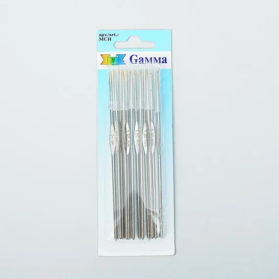 Крючки "Gamma" MCH металл 12 см, 12 шт блистер "Gamma", Размер: 1.40 мм., Длина: 12