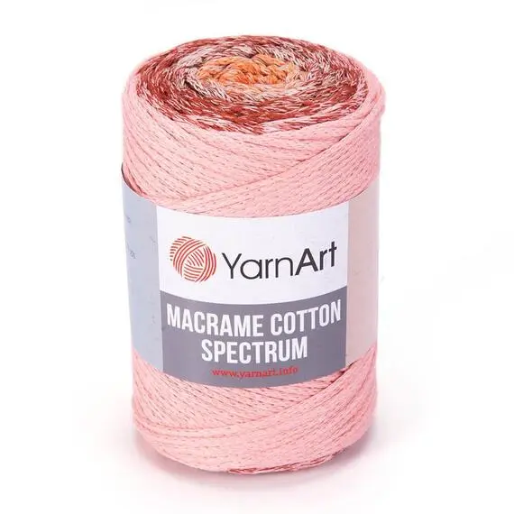 Yarnart Macrame cotton spectrum - 1319 принт, Цвет: 1319 принт