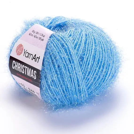 Yarnart Christmas - 03 голубой, Цвет: 03 голубой