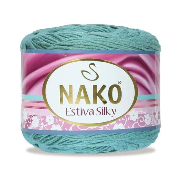 Nako Estiva silky - 11695 зел.бирюза, Цвет: 11695 зел.бирюза
