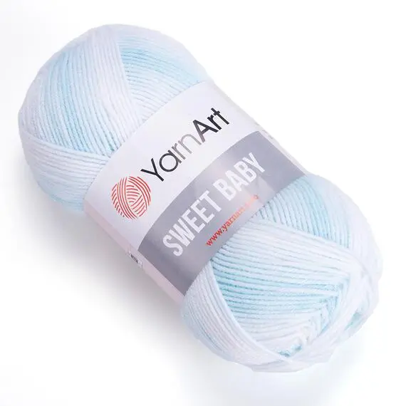 Yarnart Sweet baby - 915 айсберг принт, Цвет: 915 айсберг принт