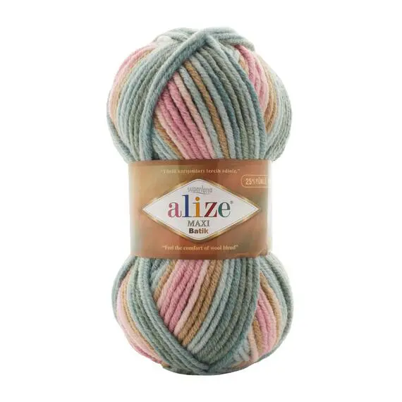 Alize Superlana Maxi batik - 7803 принт, Цвет: 7803 принт